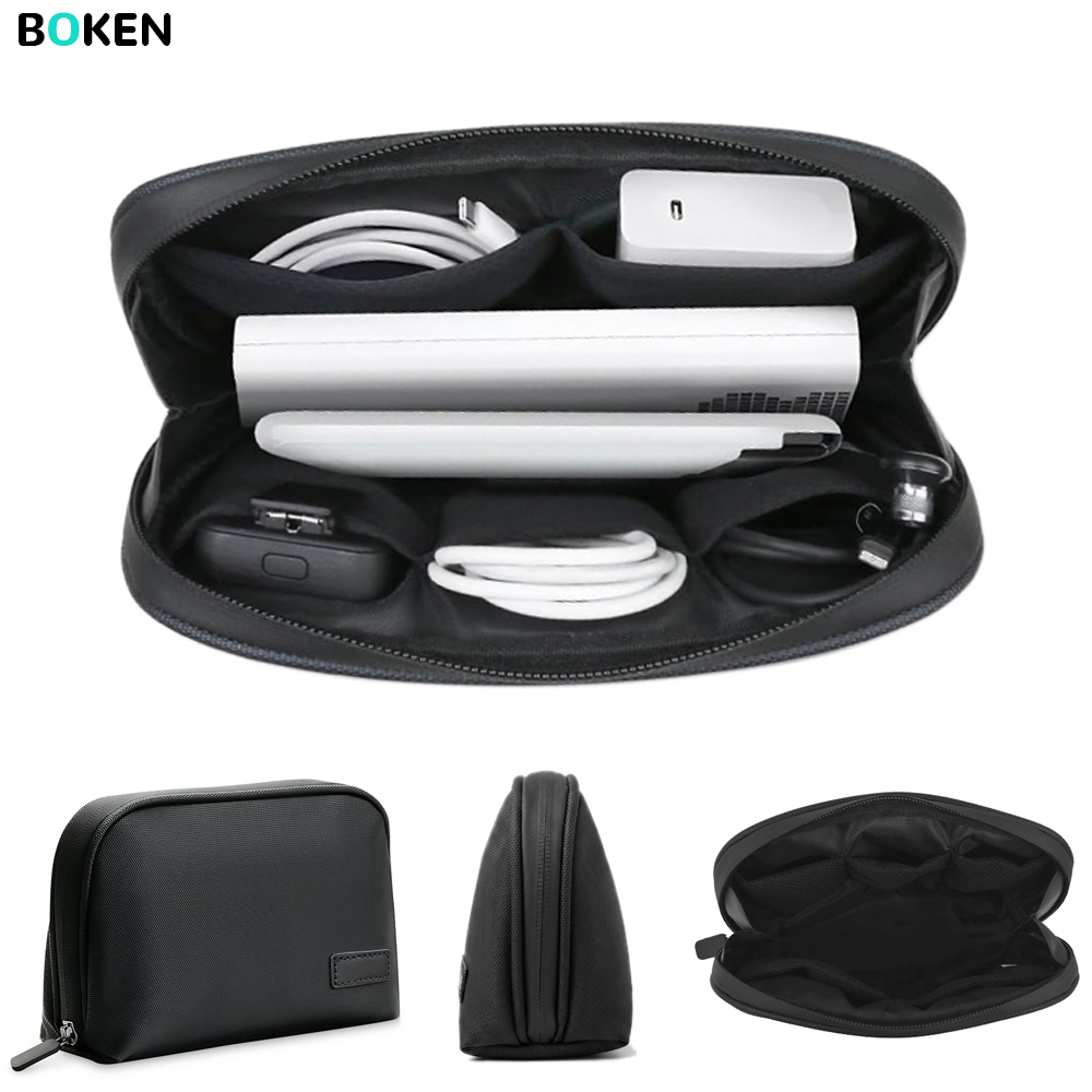 Tech Accessories For Travel - Lightweight Water Resistant Tech Pouch,Portable Electronic
