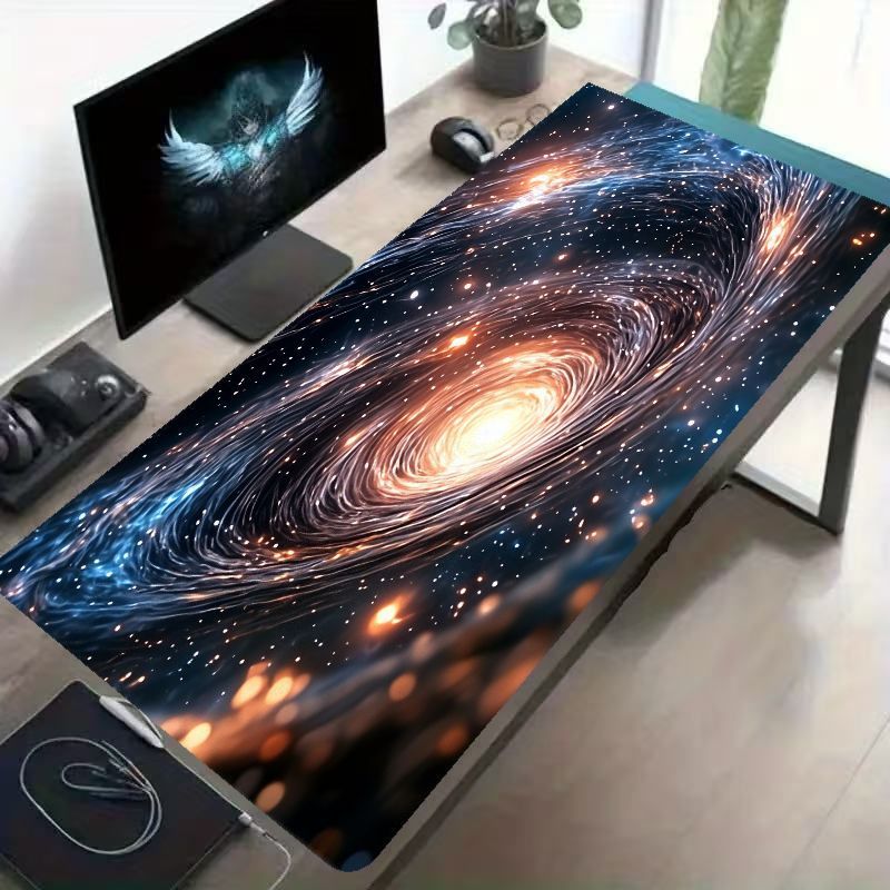 We Tech Galaxy Accessories - Cosmic Galaxy Iron Art Mouse Pad