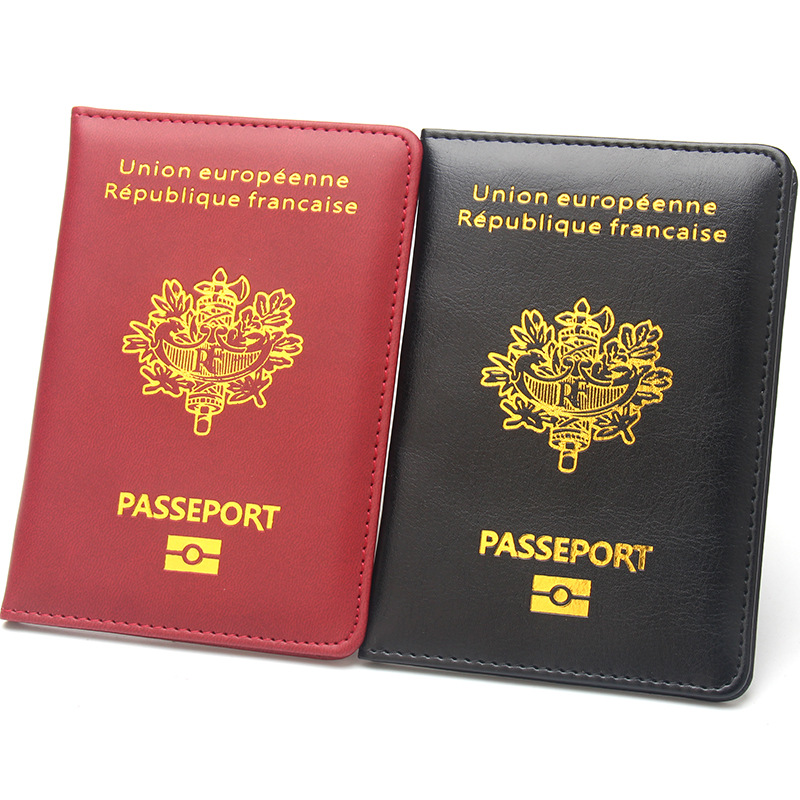 Tech Accessories For Travel - High End Leather Passport Holder Passport