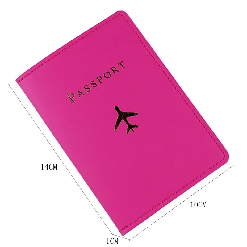 1PCS PU Leather Plane Passport - огляд і ціна Tech Accessories For Travel