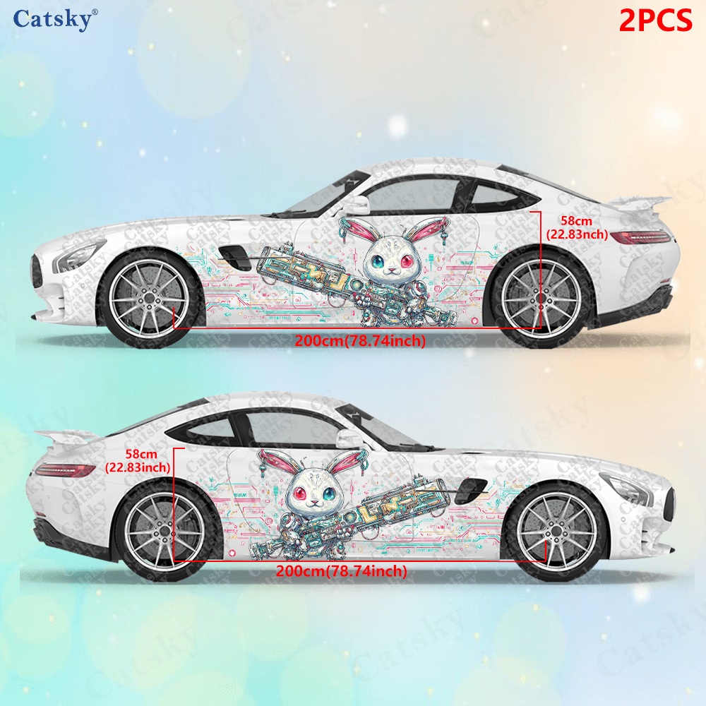2pcs Cyberpunk Line Tech Bunny - огляд і ціна I Tech Accessories
