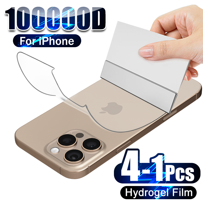 4-1Pcs Back Hydrogel Film For  - огляд і ціна Tech Accessories Apple