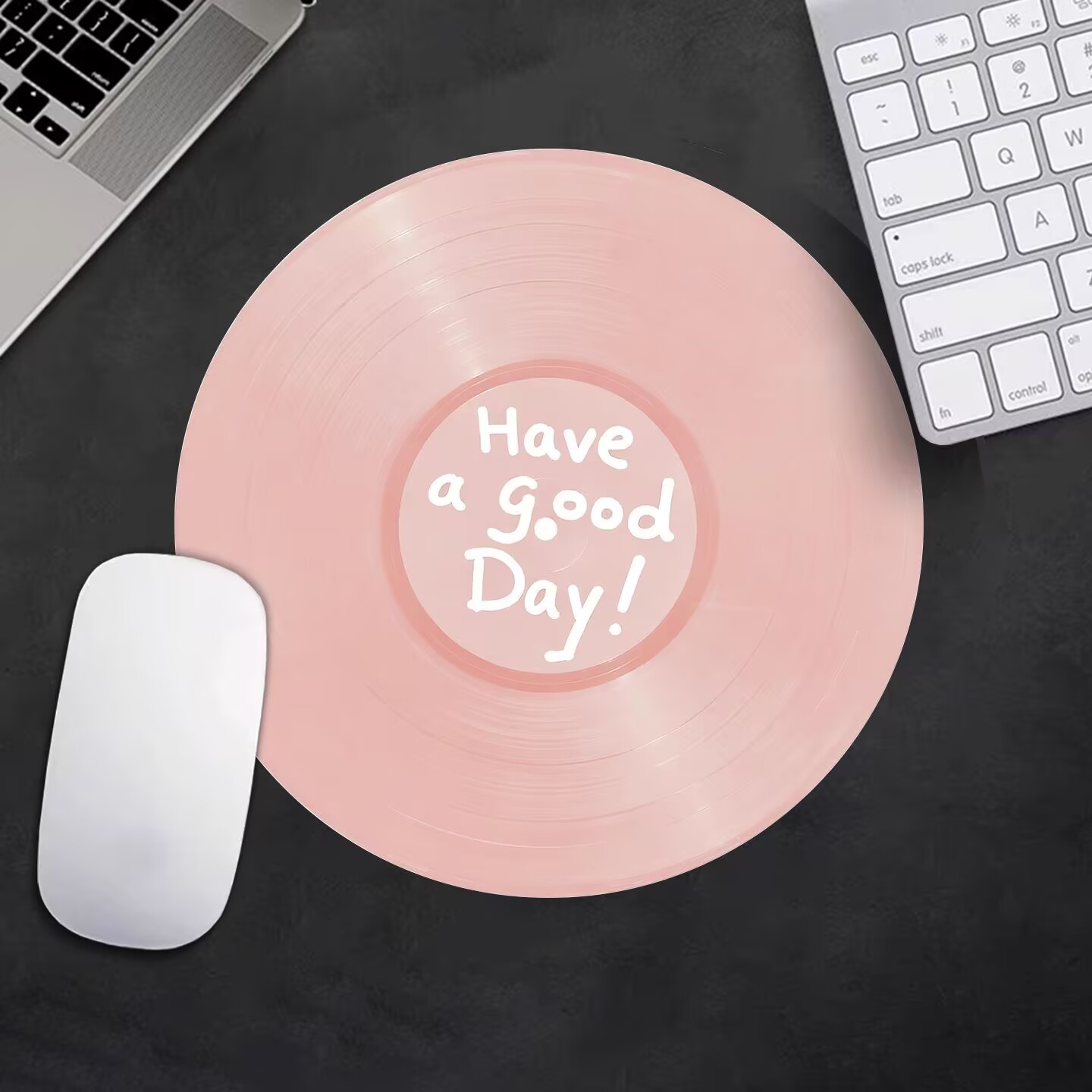 Non-Slip Round Mousepad Vintag - огляд і ціна Tech Table Accessories