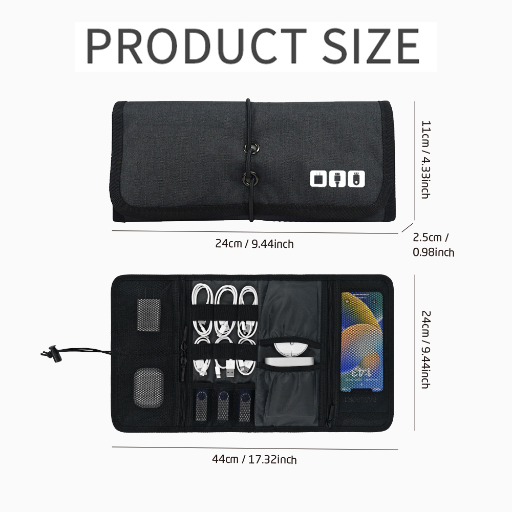 Tech Organizer Bag Cable Stora - огляд і ціна Tech Accessories For Travel