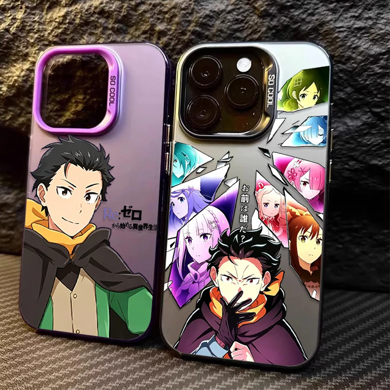 Hot Anime Re0 NATSUKI SUBARU C - огляд і ціна Tech Accessories Apple