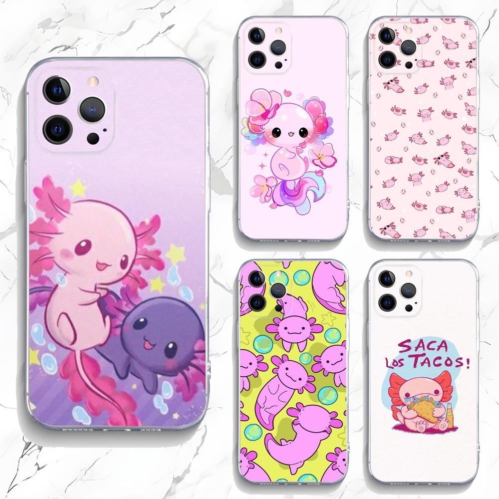 Cute Axolotl Phone Case For iP - огляд і ціна Tech Accessories Apple