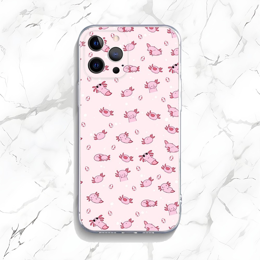 Cute Axolotl Phone Case For iP - огляд і ціна Tech Accessories Apple