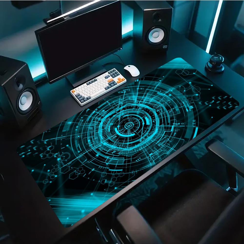 Blue Tech Circuit Cyber Patter - огляд і ціна Tech Accessories For Home Office