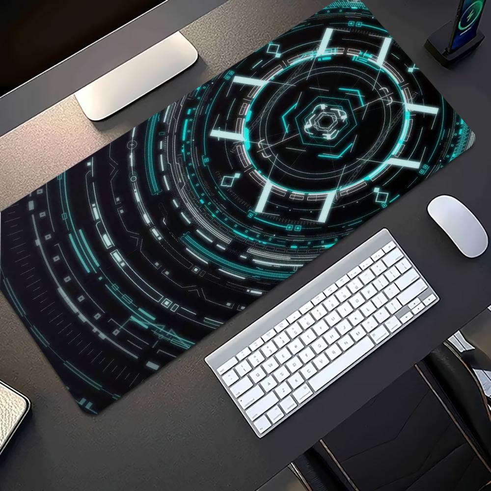 Blue Tech Circuit Cyber Patter - огляд і ціна Tech Accessories For Home Office