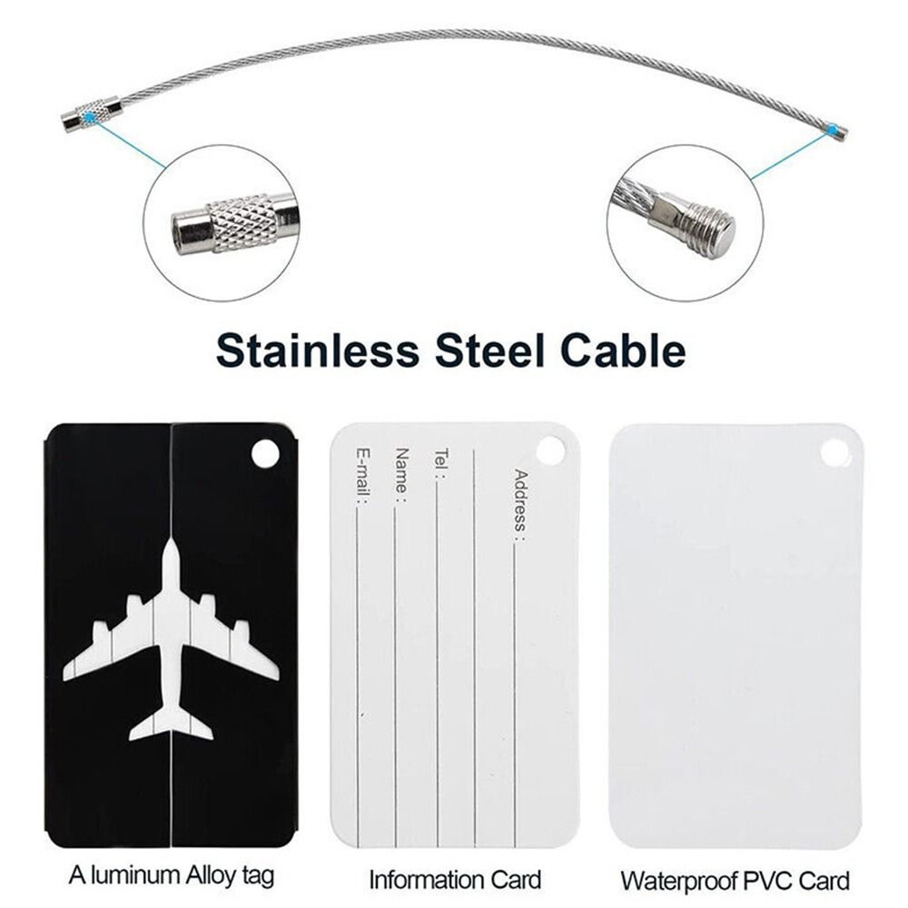 Aluminium Travel Luggage Tags  - огляд і ціна Tech Accessories For Travel